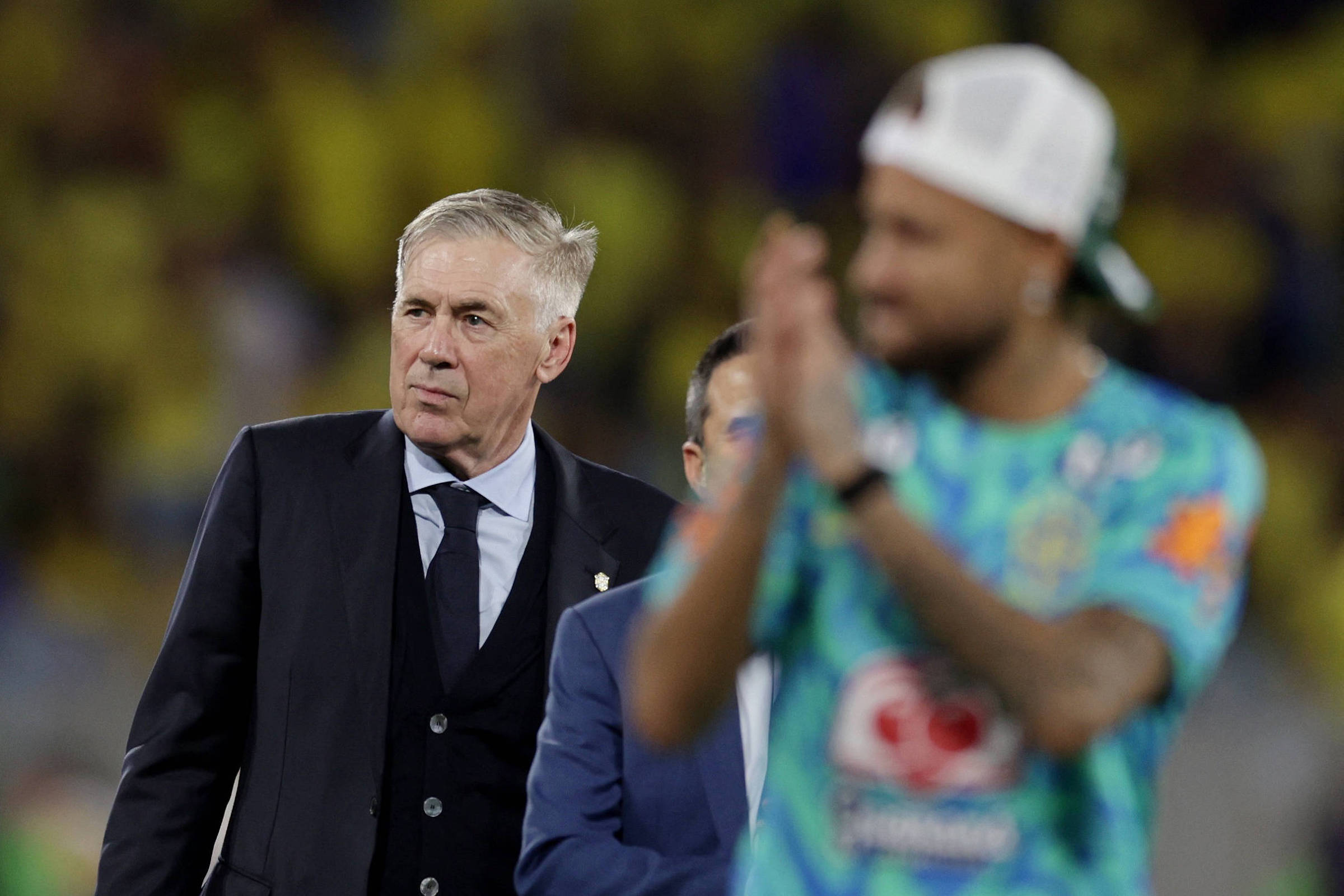 Ancelotti diz que não tem 'pressa' com recuperação de Neymar